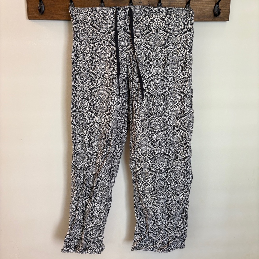 Nautica Women’s Printed Sleepwear Pajama Pants – Size Small 🌙🖤